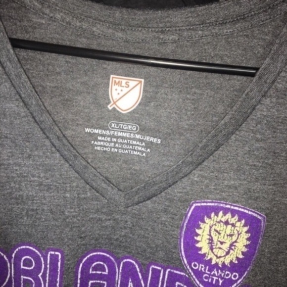 MLS Orlando City Grey & Purple Tee - Picture 5 of 5